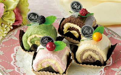 クリームロールタオル